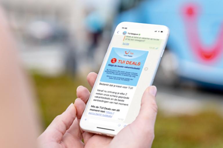 Teaser image for TUI inspireert reizigers via WhatsApp
